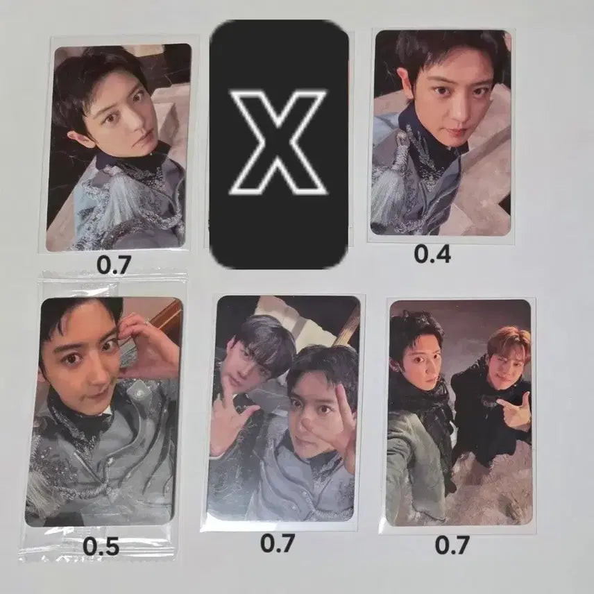 [BUNJANG] EXO Chanyeol Photocard Unit Photocard / 엑소 찬열포카 유닛포카