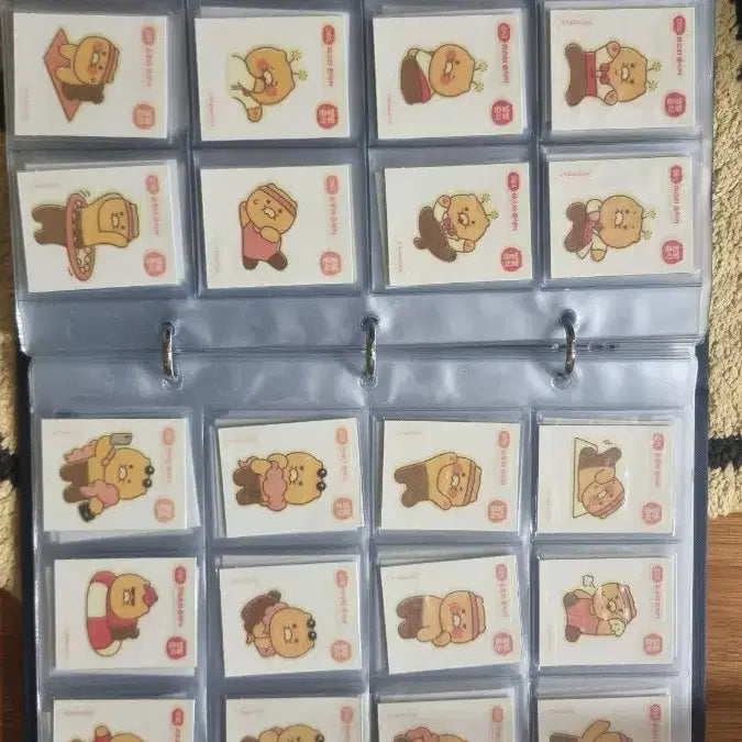 [SOLD OUT] 별별춘식이 띠부띠부씰 전종 팔아요