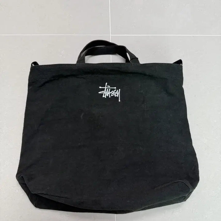 [BUNJANG] Stussy Canvas Body Cross Bag Tote Bag / 스투시 가방 캔버스 바디크로스백 토트백 새상품