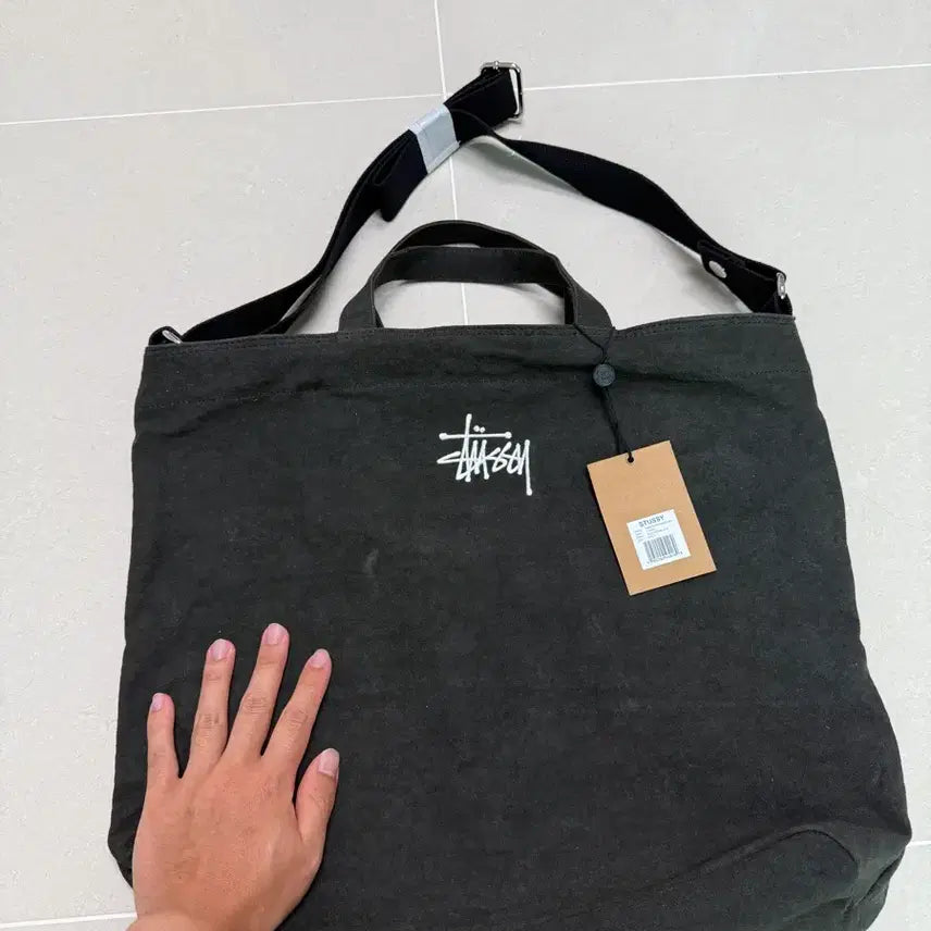 [BUNJANG] Stussy Canvas Body Cross Bag Tote Bag / 스투시 가방 캔버스 바디크로스백 토트백 새상품