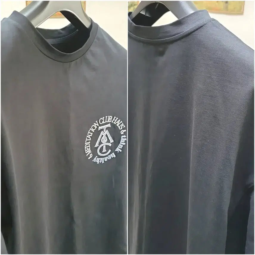 [BUNJANG] Time Homme Cotton Black T-shirt / 타임옴므 반팔 티셔츠 판매해요