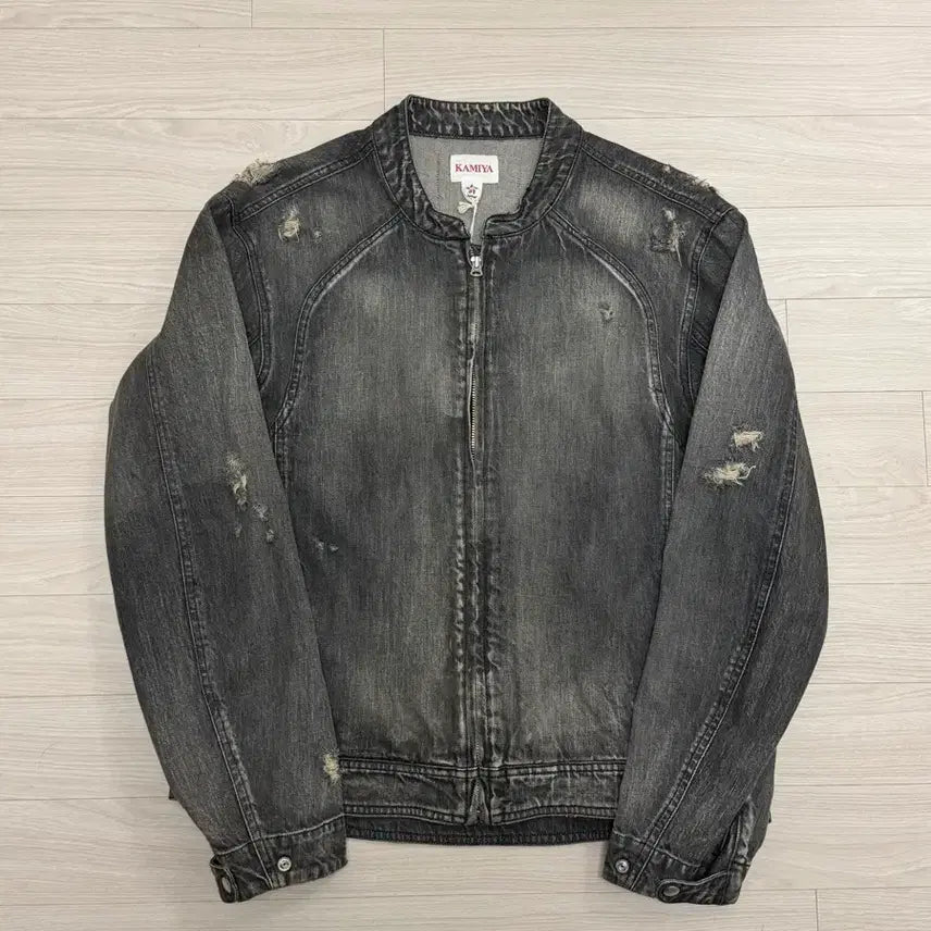 [BUNJANG] KAMIYA Denim Biker Jacket / [새상품] KAMIYA 카미야 데님 바이커 자켓