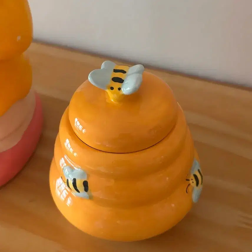 [BUNJANG] Ceramic Honey Pot Candle Holder / 고전문구 꿀단지 도자기 세라믹 보관함 소품함