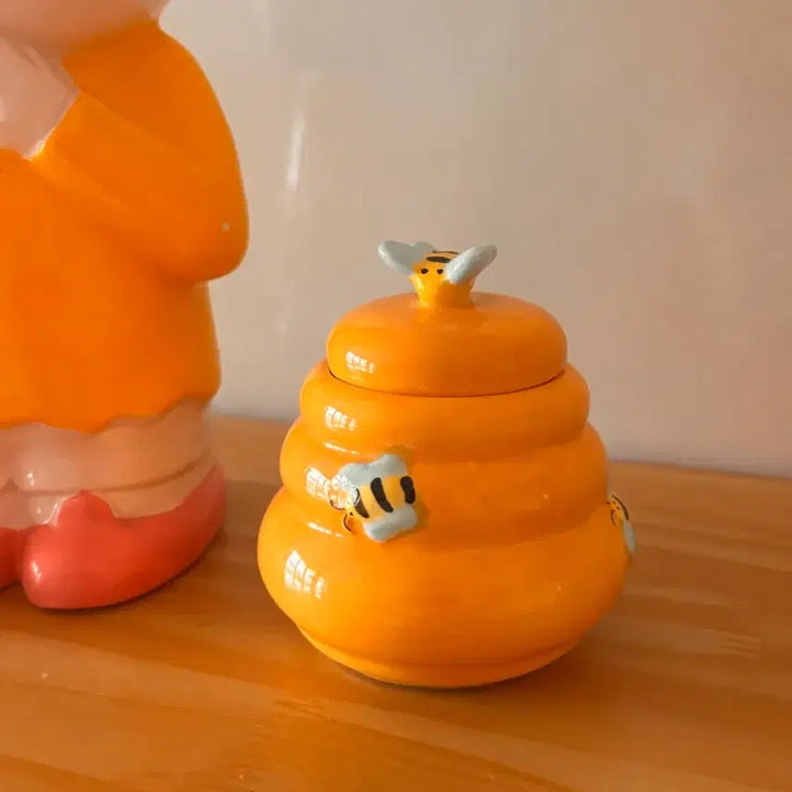 [BUNJANG] Ceramic Honey Pot Candle Holder / 고전문구 꿀단지 도자기 세라믹 보관함 소품함