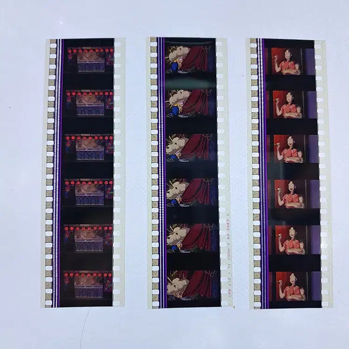 [BUNJANG] Ghibli Spirited Away Film Cut Set / 지브리 센과 치히로의 행방불명 영화필름컷 6프레임 3매 (F-23)