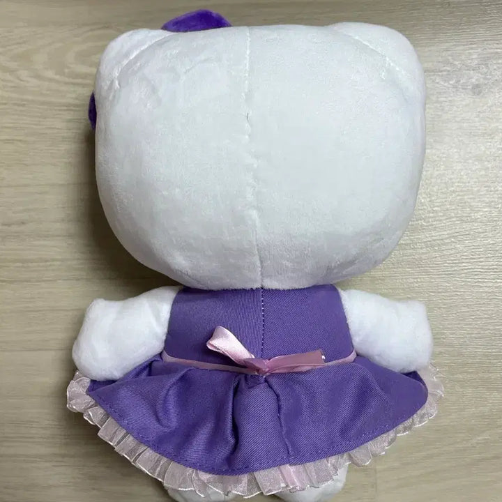 [BUNJANG] Sanrio Hello Kitty Purple Maid Plush Doll / 산리오 정품 헬로키티 중형인형 (보라색 퍼플 메이드 새상품