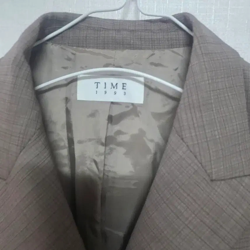 [BUNJANG] TIME Check Pattern Jacket / 타임 TIME 체크 패턴 자켓