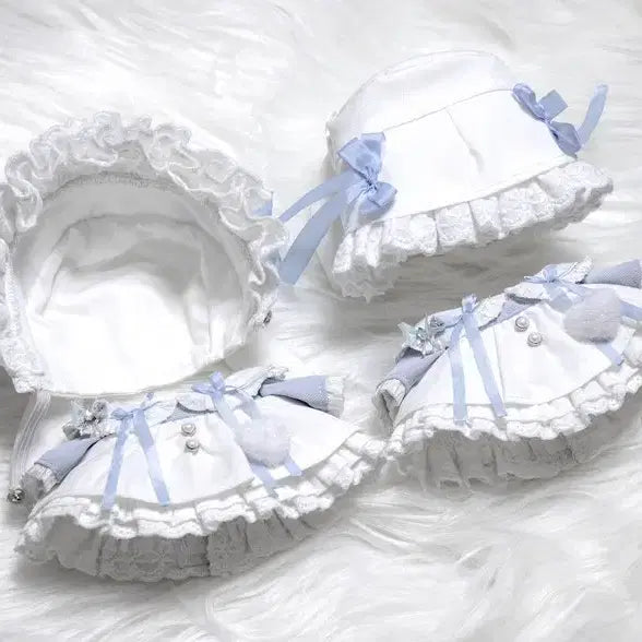 [SOLD OUT] 10cm 인형옷 우블 블루 시리즈 플르슈 연하늘 새상품