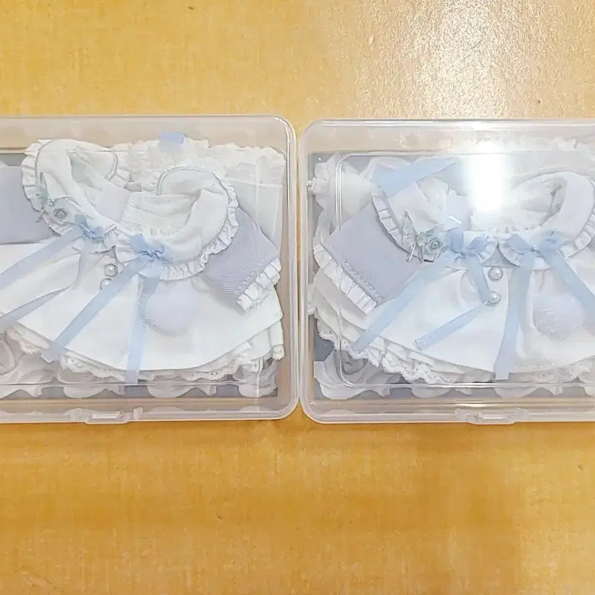 [SOLD OUT] 10cm 인형옷 우블 블루 시리즈 플르슈 연하늘 새상품