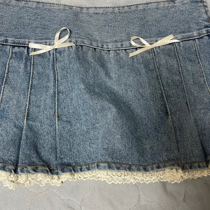 [BUNJANG] 3.times Denim Mini Skirt / 쓰리타임즈 데님 스커트
