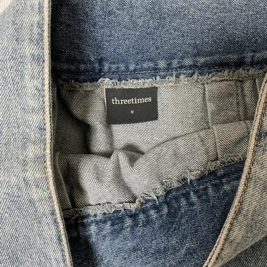 [BUNJANG] 3.times Denim Mini Skirt / 쓰리타임즈 데님 스커트