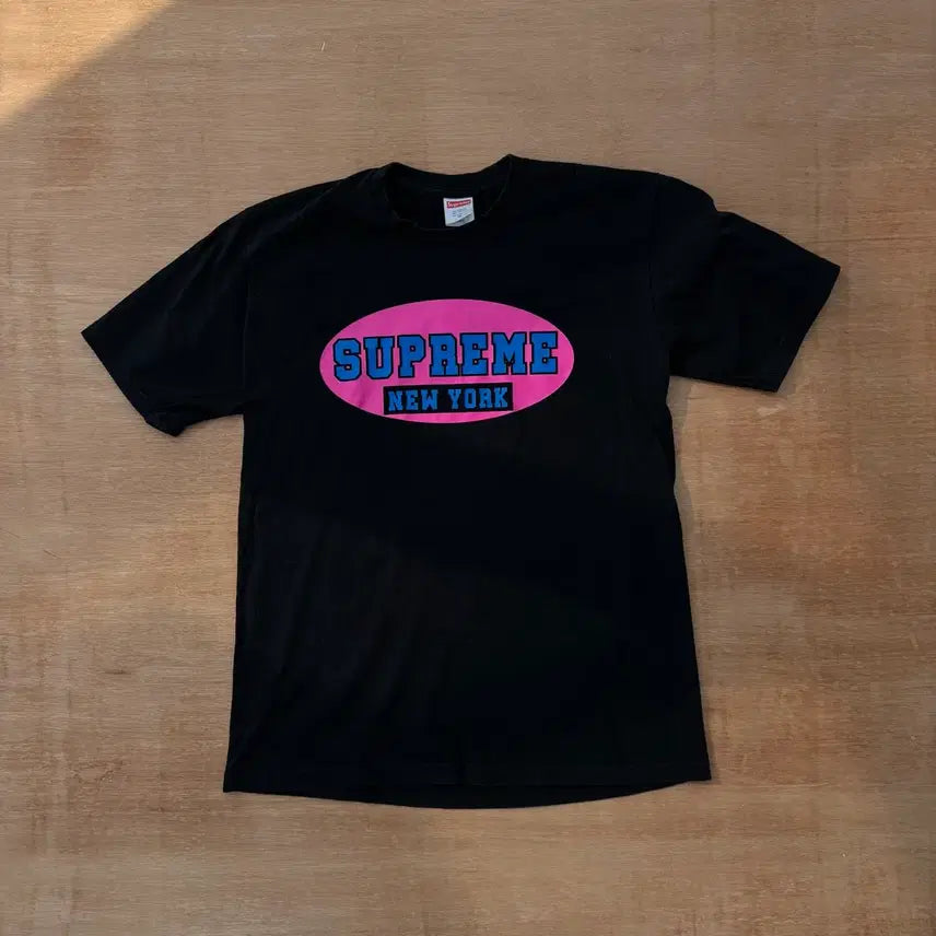 [SOLD OUT] Supreme Oval Logo Tee (Black)   슈프림