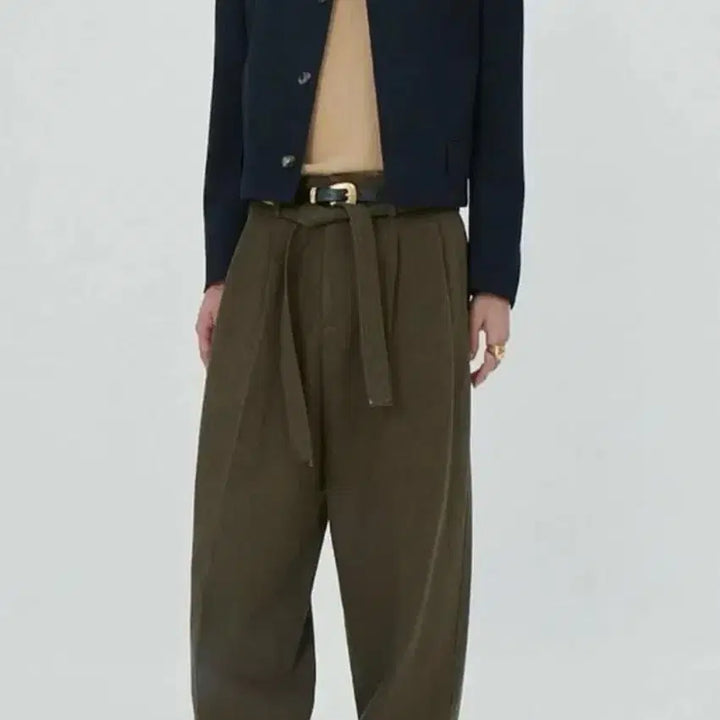 [BUNJANG] RECTO Belted Pants S Size / 렉토 벨티드 팬츠 s