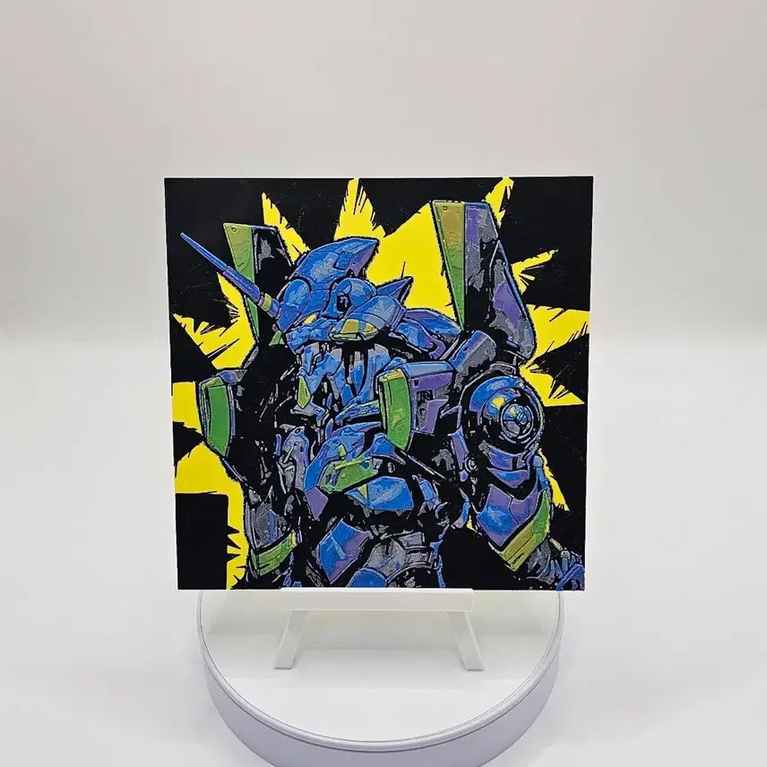 [BUNJANG] Evangelion Unit-01 2.5D Memory Art Decoration / [3D 메모리 아트] 에반게리온 초호기 장식품