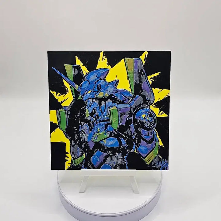 [BUNJANG] Evangelion Unit-01 2.5D Memory Art Decoration / [3D 메모리 아트] 에반게리온 초호기 장식품