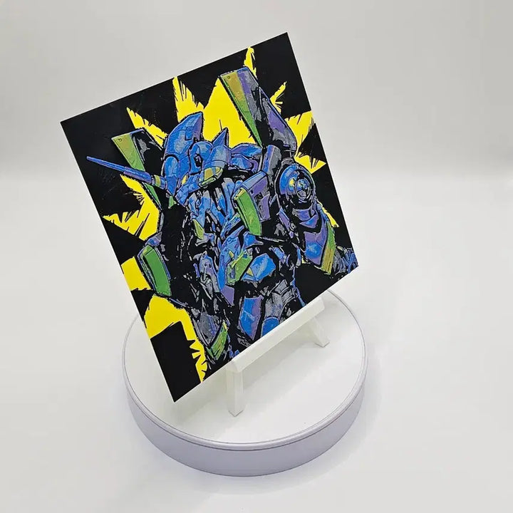 [BUNJANG] Evangelion Unit-01 2.5D Memory Art Decoration / [3D 메모리 아트] 에반게리온 초호기 장식품