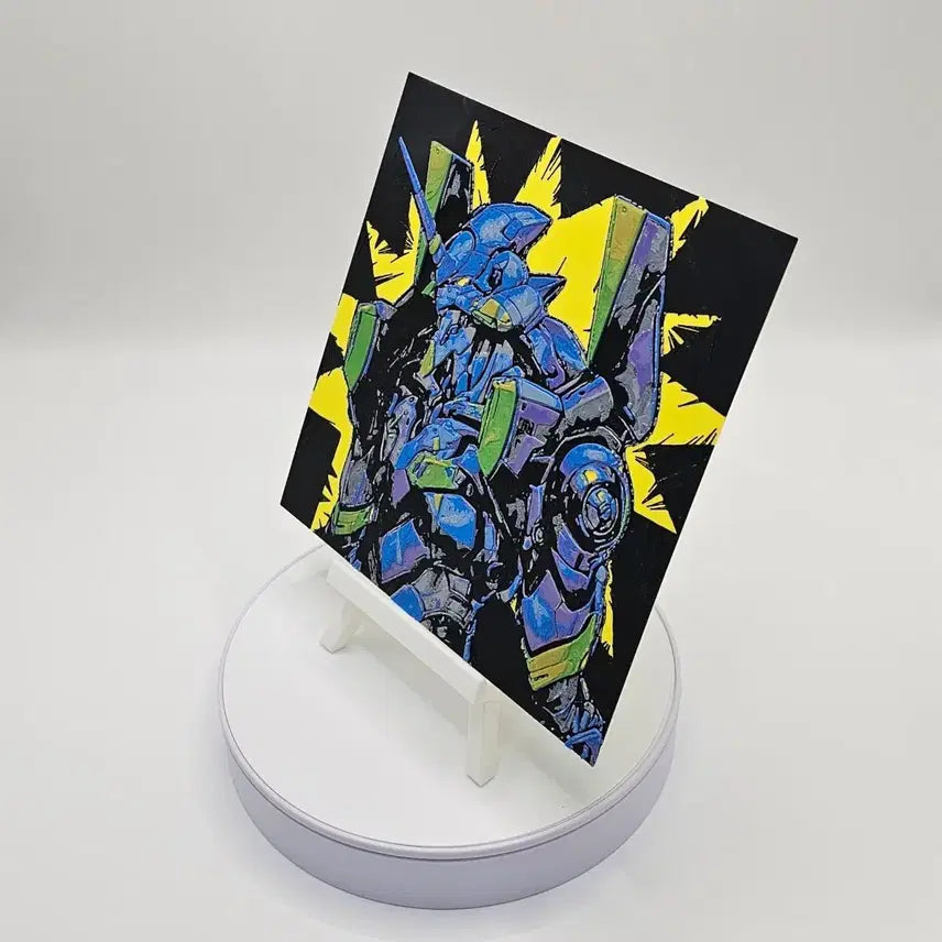 [BUNJANG] Evangelion Unit-01 2.5D Memory Art Decoration / [3D 메모리 아트] 에반게리온 초호기 장식품