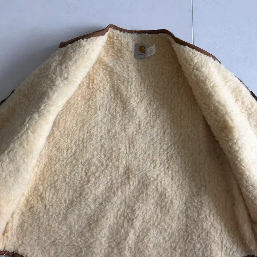 [BUNJANG] Carhartt 90s Sherpa Vest XL / 90s 칼하트 6SV 쉐르파 베스트 XL 유니온메이드
