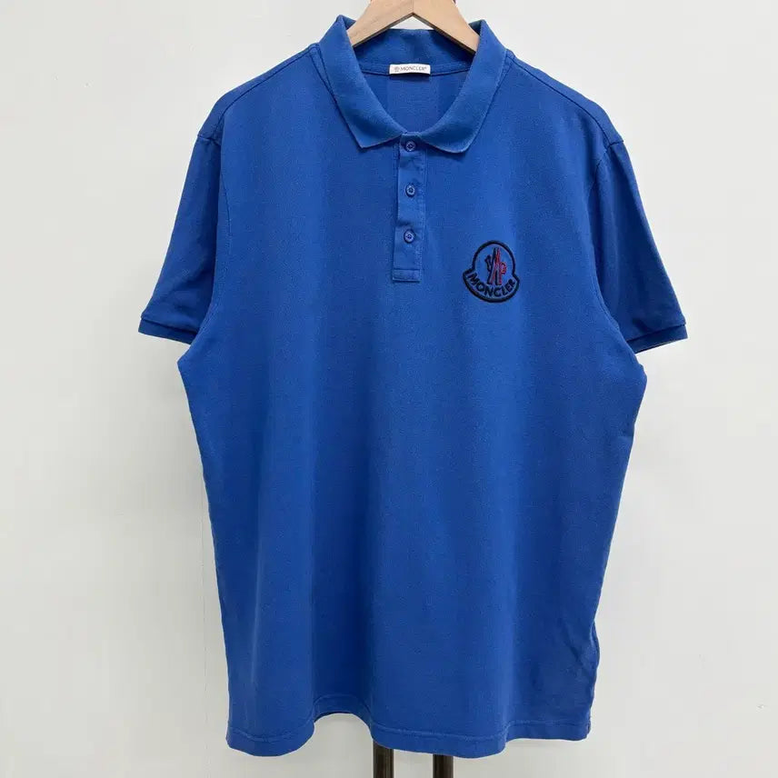 [BUNJANG] Moncler Patch Logo Polo Shirt / [XL]몽클레어 와펜패치 빅로고 pk 카라티
