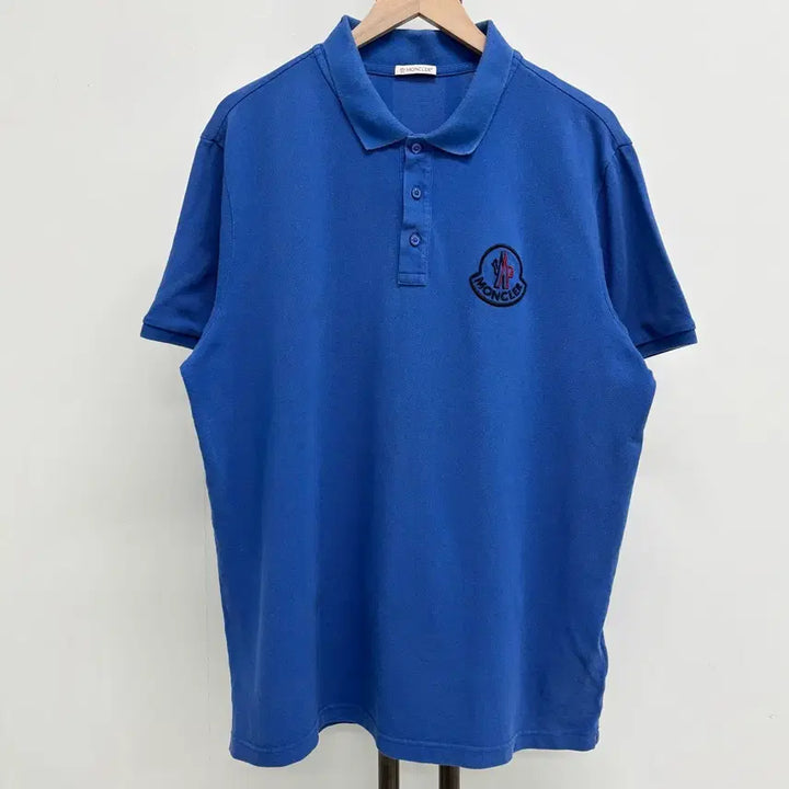 [BUNJANG] Moncler Patch Logo Polo Shirt / [XL]몽클레어 와펜패치 빅로고 pk 카라티
