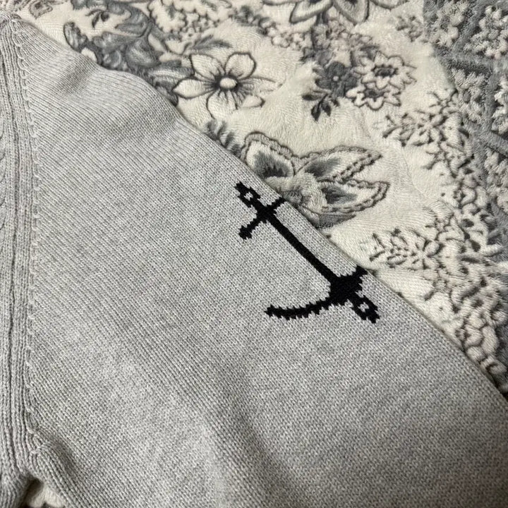 [SOLD OUT] 건지울른스 나그랑 크루넥 스웨터 멜란지 그레이 L
