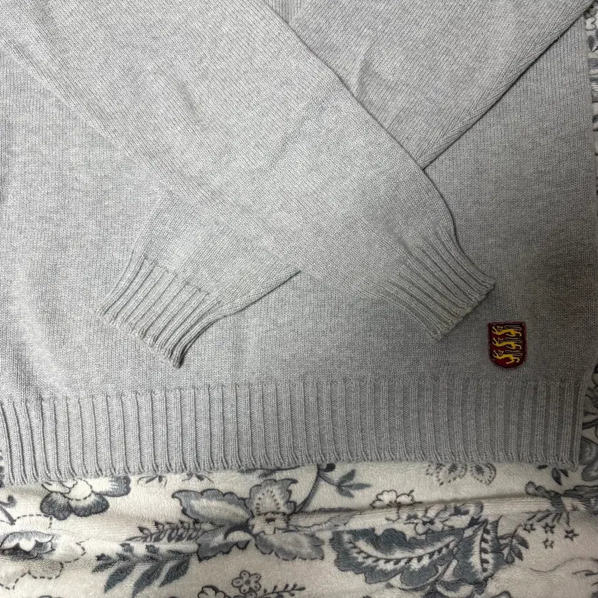 [SOLD OUT] 건지울른스 나그랑 크루넥 스웨터 멜란지 그레이 L