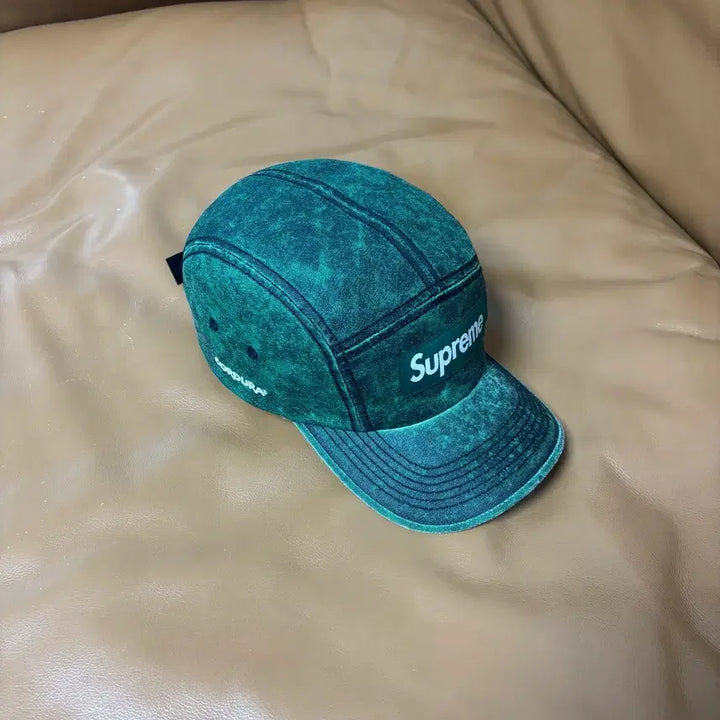 [BUNJANG] Supreme Camp Cap Cordura Washed Dark Green Hat / 슈프림 캠프캡 모자 박스로고 코듀라 워시드 다크 그린