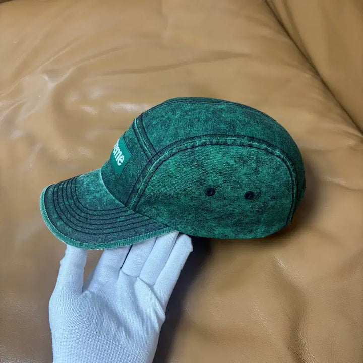 [BUNJANG] Supreme Camp Cap Cordura Washed Dark Green Hat / 슈프림 캠프캡 모자 박스로고 코듀라 워시드 다크 그린
