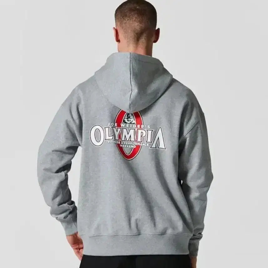 [BUNJANG] Mula Olympia Grey Hooded Zip-up L / 뮬라 올림피아 그레이 후드집업 L (새제품)