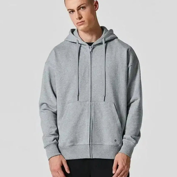 [BUNJANG] Mula Olympia Grey Hooded Zip-up L / 뮬라 올림피아 그레이 후드집업 L (새제품)