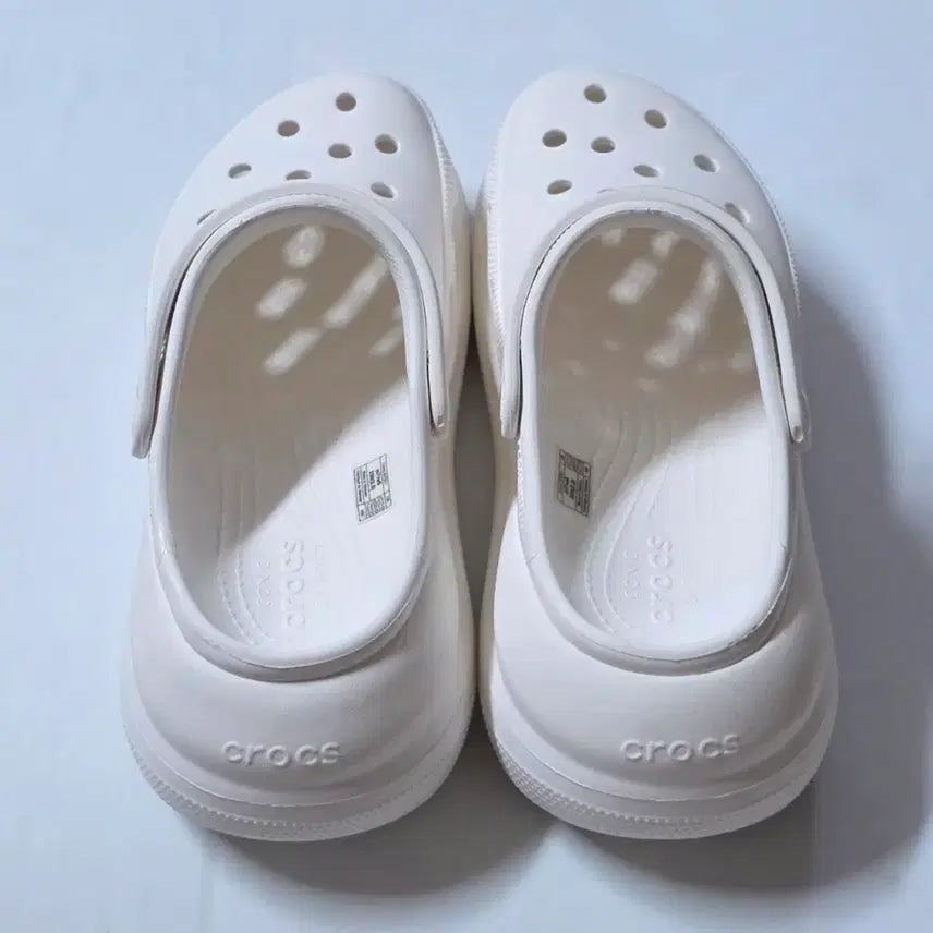 [BUNJANG] Classic Crush Clog White (M7, W9) / 클래식 크러쉬 클로그 본 화이트(M7, W9)
