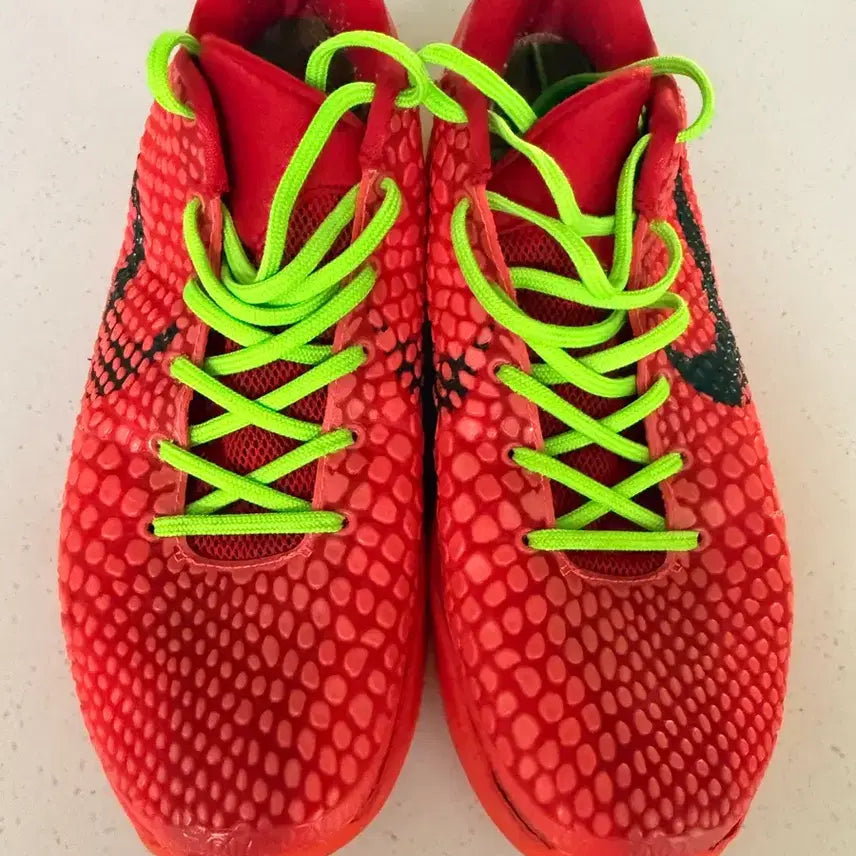 [BUNJANG] Nike Kobe 6 Grinch Used Shoes / 코비6 리버스 그린치