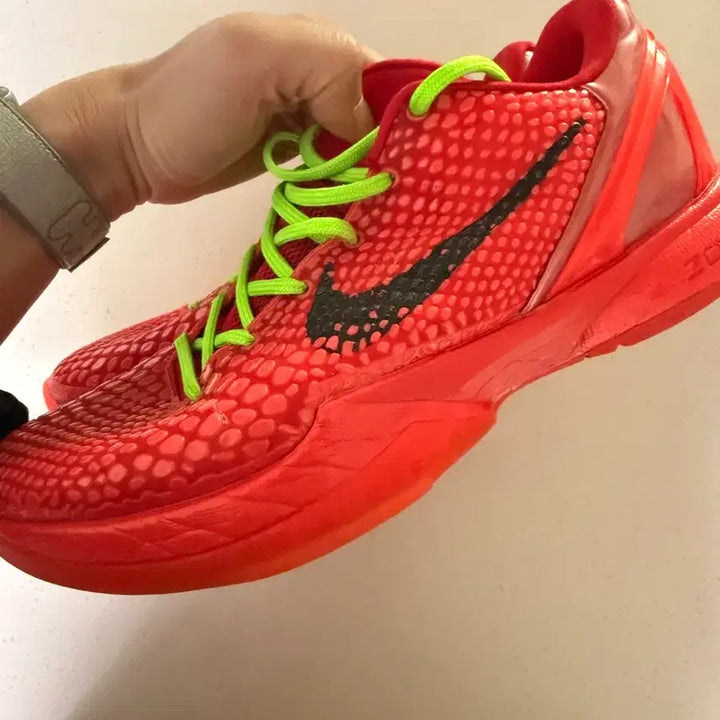 [BUNJANG] Nike Kobe 6 Grinch Used Shoes / 코비6 리버스 그린치