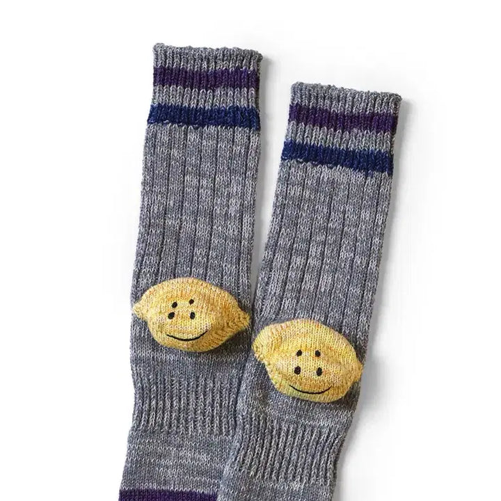 [SOLD OUT] 캐피탈 60 피스 헤더 해피 힐 홀드 삭스 그레이+베이지