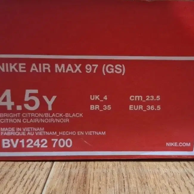 [BUNJANG] Nike Air Max 97 Bright Citron (GS) Sneakers / 235 (GS)나이키 에어맥스 97 브라이트 시트론 새상품