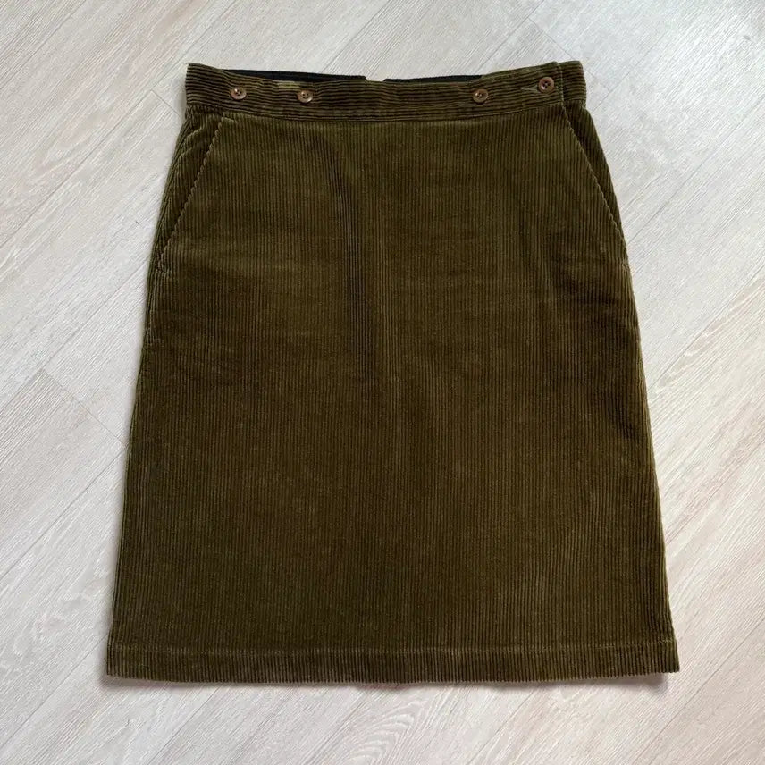 [BUNJANG] MHL Corduroy Skirt Olive / MHL 코듀로이 스커트 M 올리브