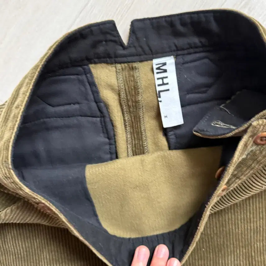 [BUNJANG] MHL Corduroy Skirt Olive / MHL 코듀로이 스커트 M 올리브