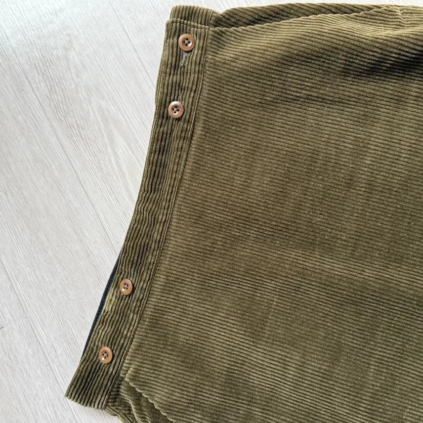 [BUNJANG] MHL Corduroy Skirt Olive / MHL 코듀로이 스커트 M 올리브