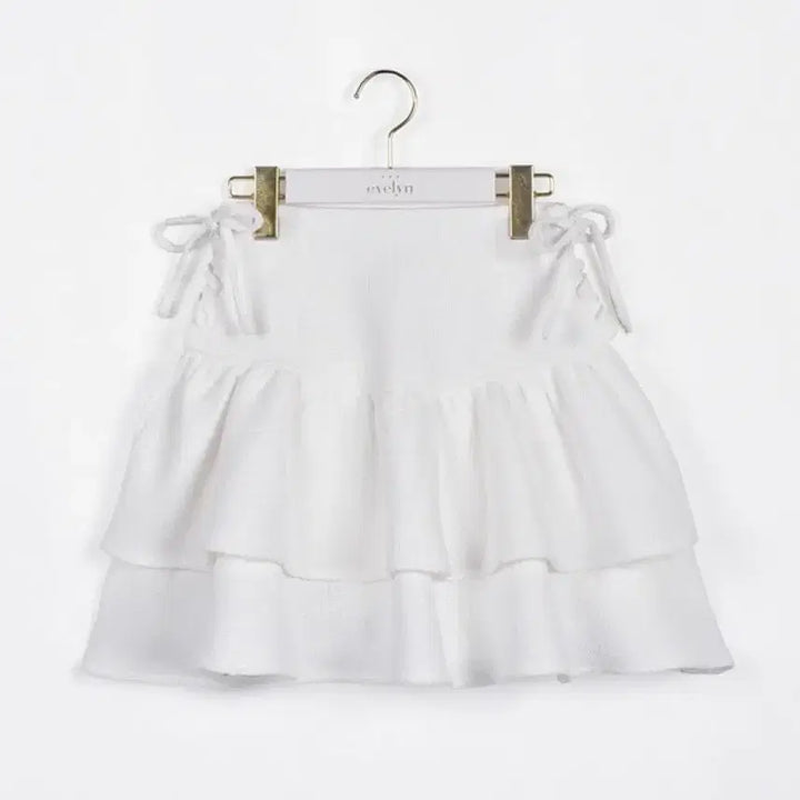 [BUNJANG] Evelyn White Tweed Ribbon Skirt / 에블린 화이트 트위드 리본 스커트 양산형 스나계