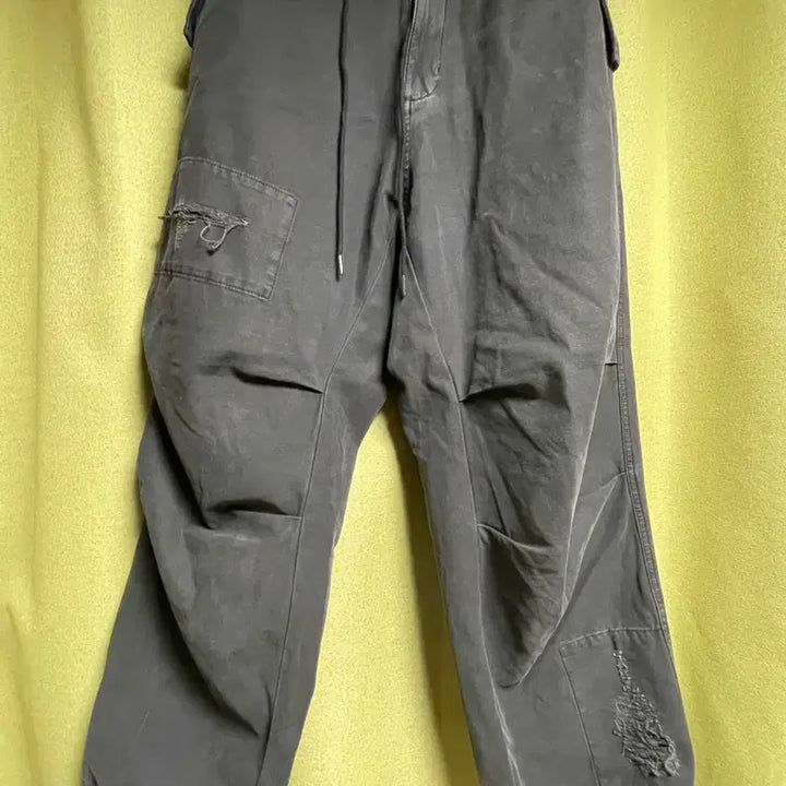 [BUNJANG] HAECHINGROOM Snow Jeans Over Dyed Camo Purple Charcoal / 해칭룸 스노우진 Over Dyed Camo Purple Charcoal