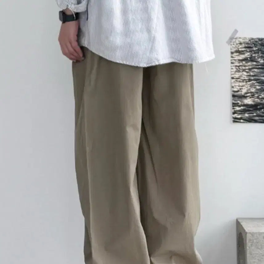 [BUNJANG] 26ss Curved Chino Pants Bundle Set / 26ss 커브드 치노 팬츠 블랙/베이지 M(27-29)사이즈 일괄 판매.
