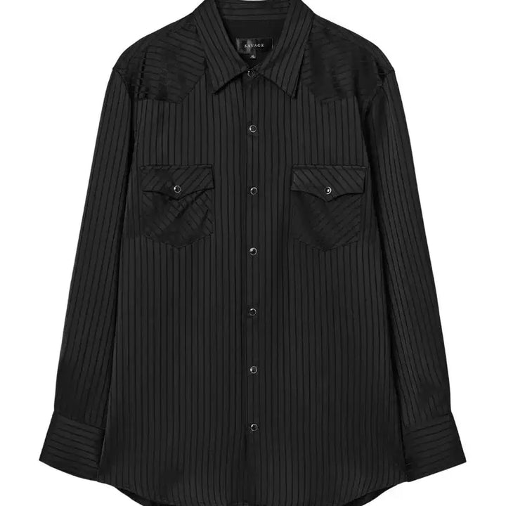 [BUNJANG] Savage Stripe Western Shirt / 세비지 스트라이프 웨스턴 셔츠