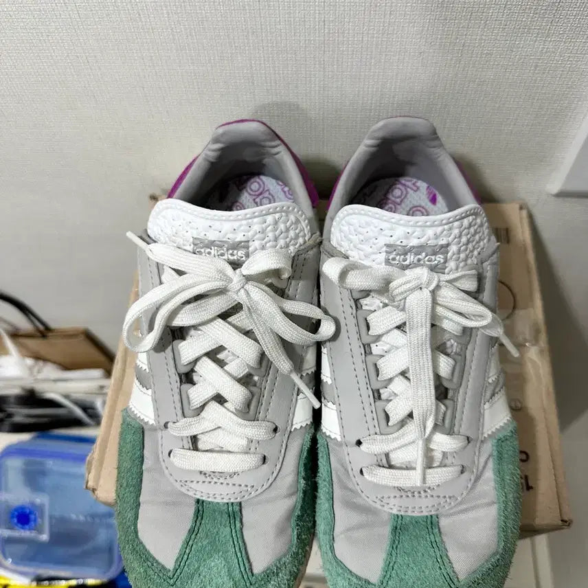 [BUNJANG] Adidas Retropy E5 Green Purple Sneakers / 235)아디다스 레트로피 E5 그린퍼플 운동화 남녀공용