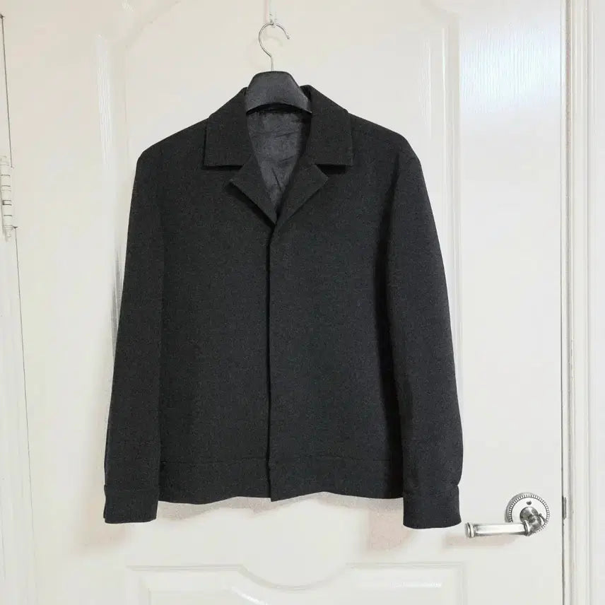 [BUNJANG] 8Seconds Minimalist Solid Blouson Jacket / 에잇세컨즈 솔리드 미니멀 블루종 간절기 재킷