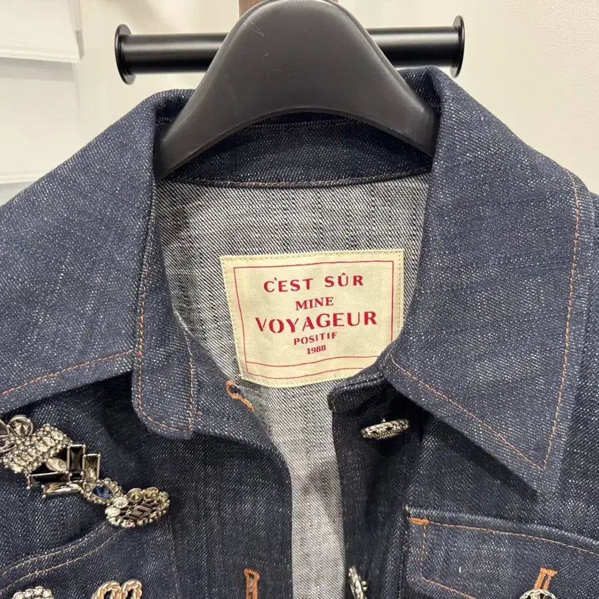 [BUNJANG] Mine Denim Cropped Jacket / 마인데님 점퍼(여성)