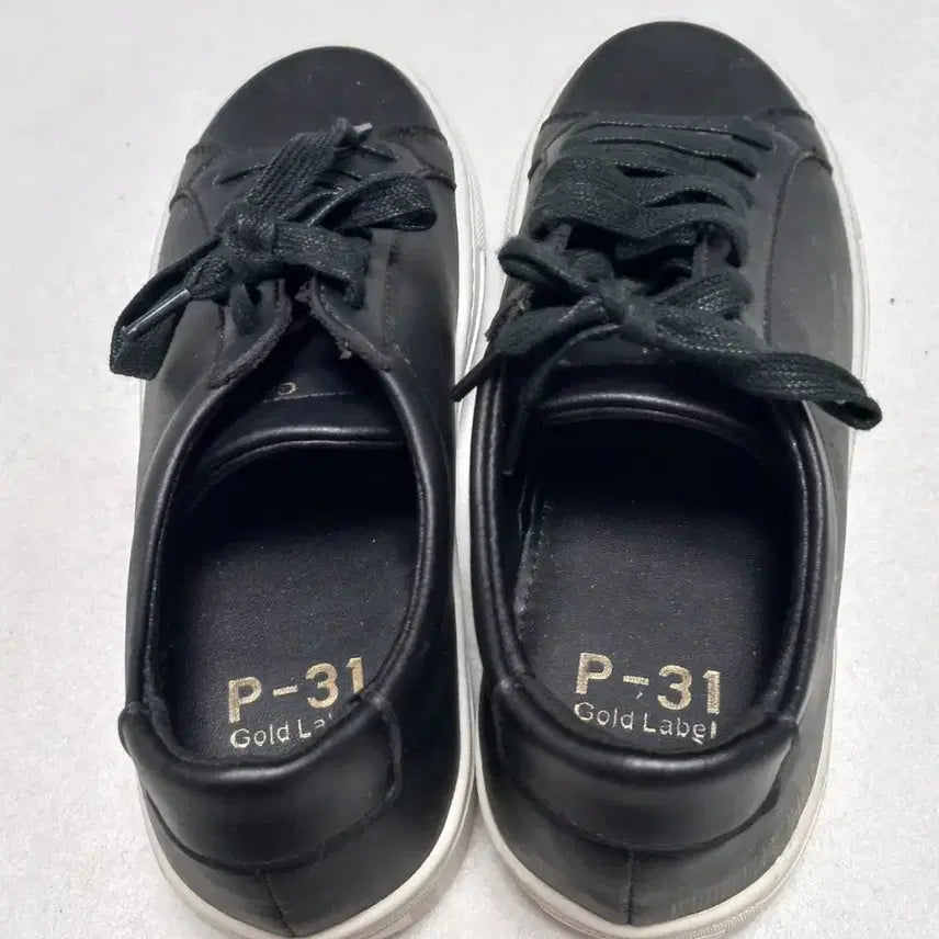 [BUNJANG] P-31 Gold Label Black Sneakers / P-31 Gold Label 블랙 스니커즈34