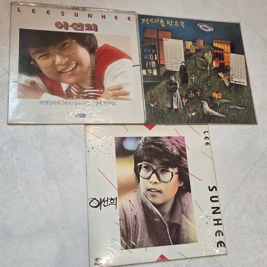 [BUNJANG] Lee Sun Hee (2) &amp; Jeong Tae Chun Park Eun Ok (1) Sealed LP Bundle Set / 미개봉 LP (이선희 2장+정태춘박은옥 1장) 3장 일괄 무료배송