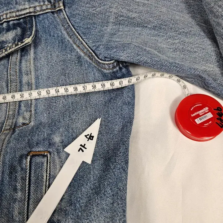 [BUNJANG] Balenciaga Neck Logo Denim Jacket / 발렌시아가넥로고데님자켓