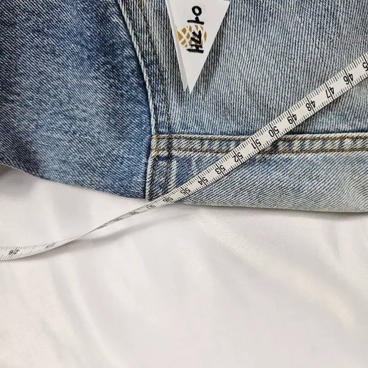 [BUNJANG] Balenciaga Neck Logo Denim Jacket / 발렌시아가넥로고데님자켓