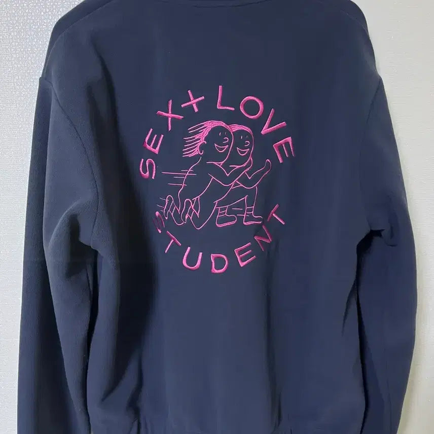 [BUNJANG] Carne Volente Fleece Half-Zip M (Navy) / 까르네볼렌테 플리스 하프집업M